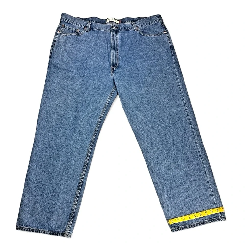 Levi's 550 Men's Relaxed Fit Jeans | 100% Cotton Straight Leg Denim | Size 46x30